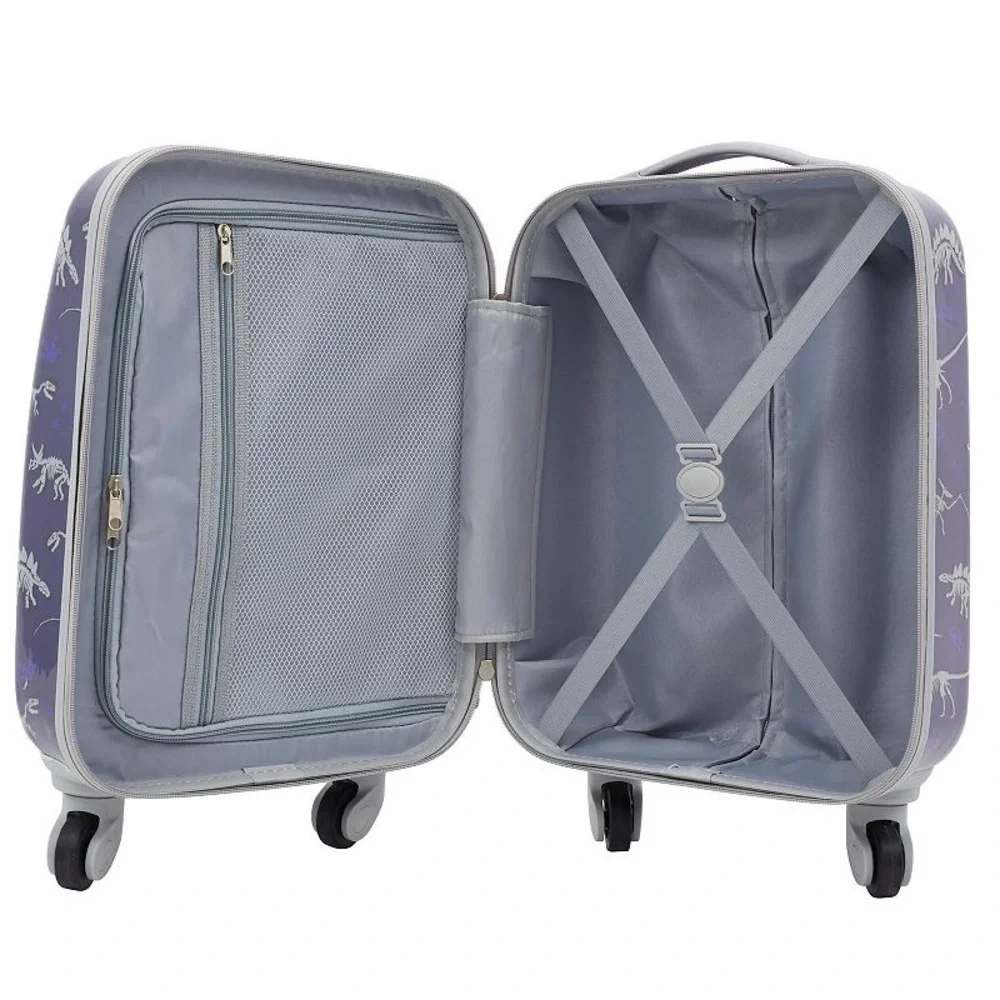 Travelers Club Kid's 4-PCs Carry-On Luggage, Backpack, Lunch Bag, Neck Pillow